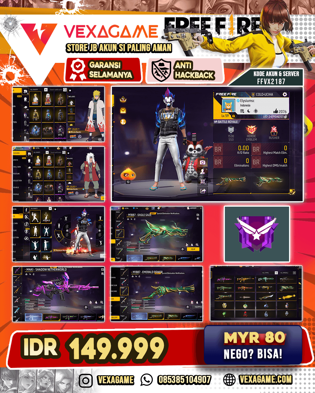 Bundle Jiraiya | Bundle Minato | SG Lumut + SG Matel