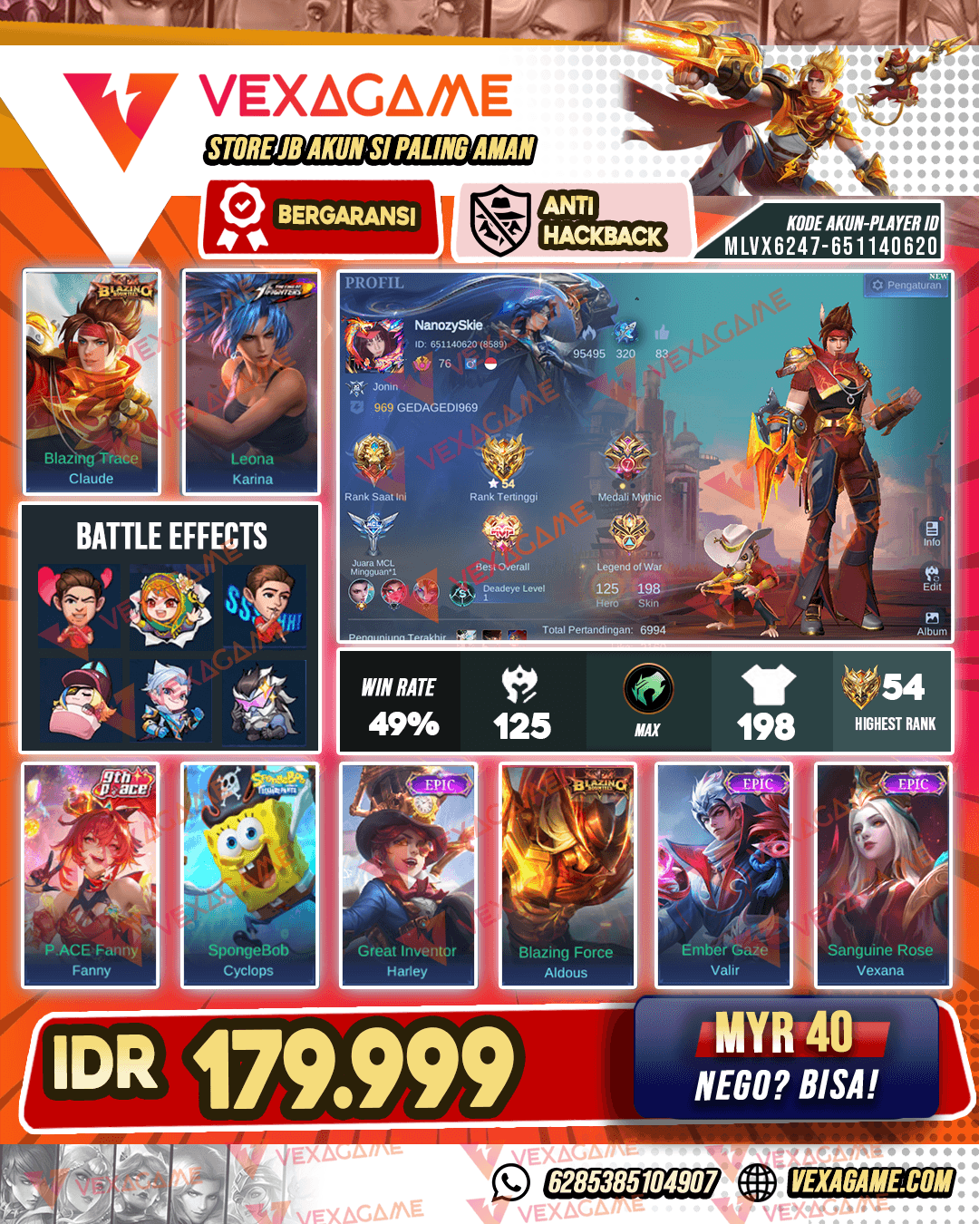Claude Blazing X Aldous Blazing | Emblem MAX