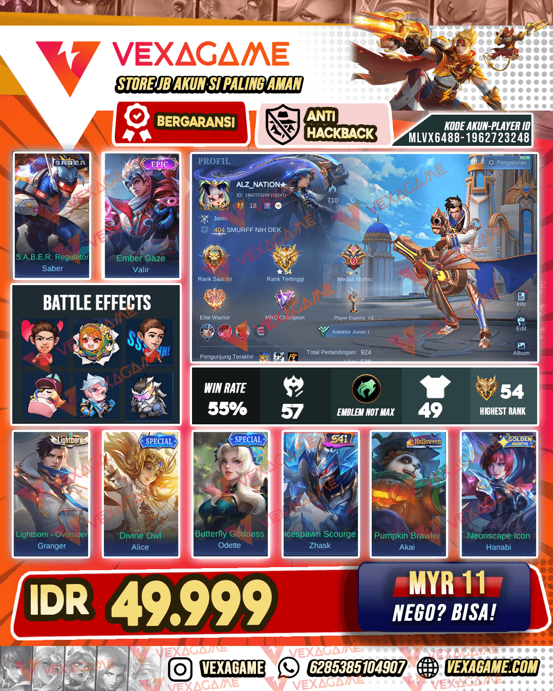 Granger Lightborn Murah