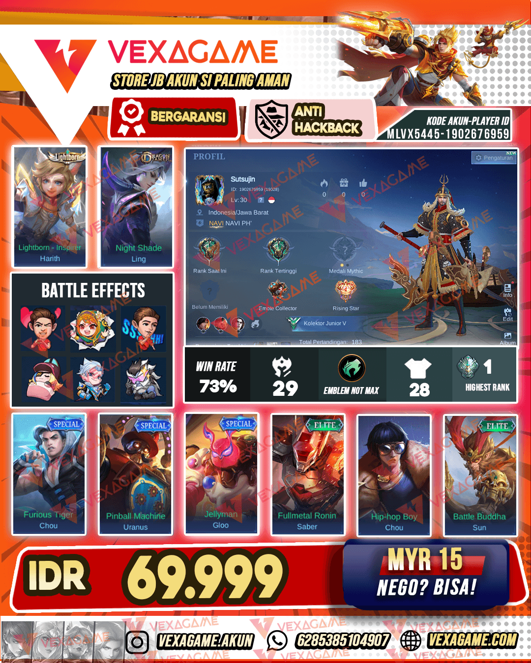 Akun Murah Harga Pelajar