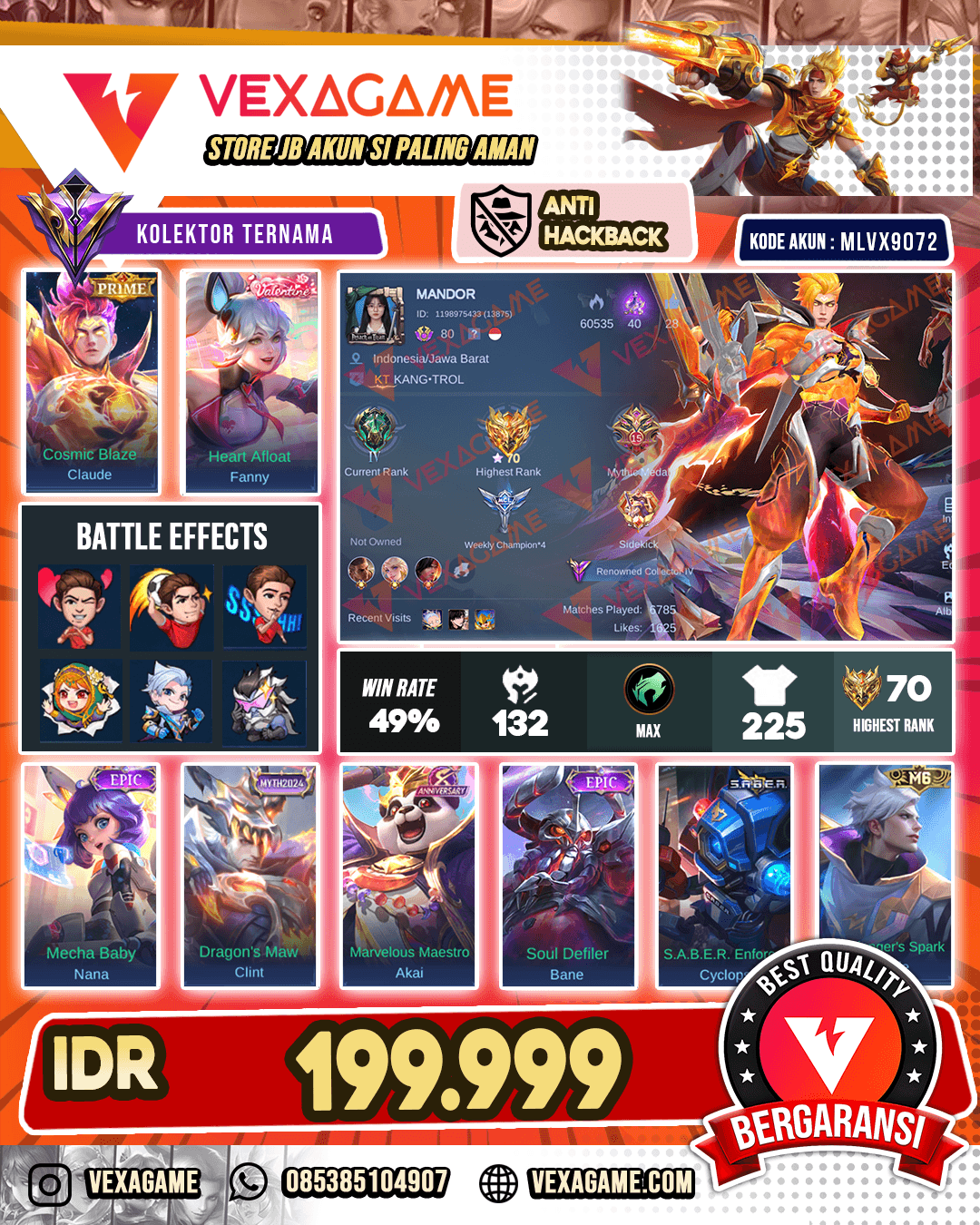 Claude Prime | Fanny Valentine