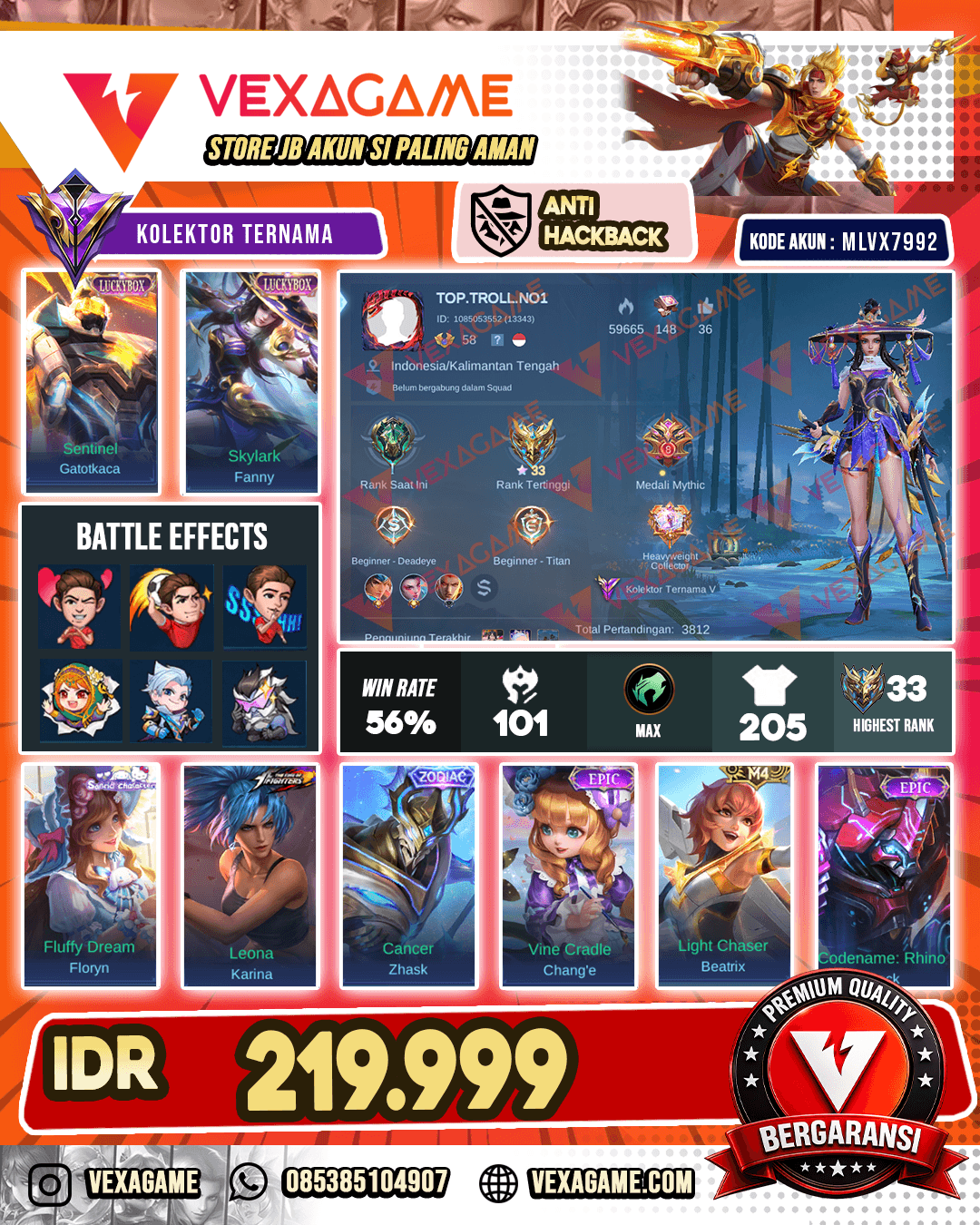 Fanny Luckybox | Gatotkaca Luckybox