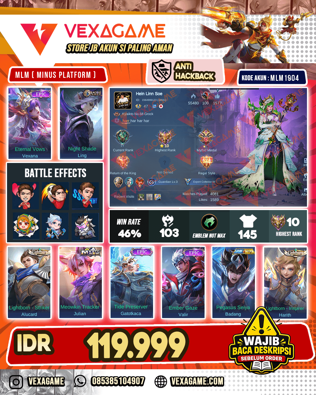 Vexana Epic | Ling Dragon Tamer