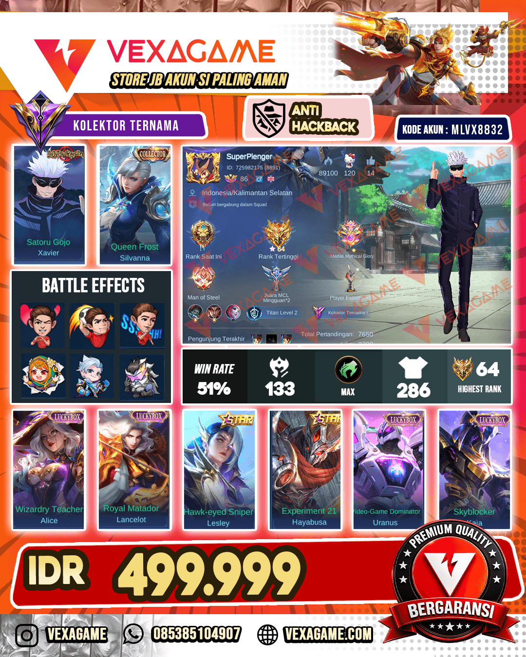 Xavier JJK X Silvanna Collector | 4 Luckybox