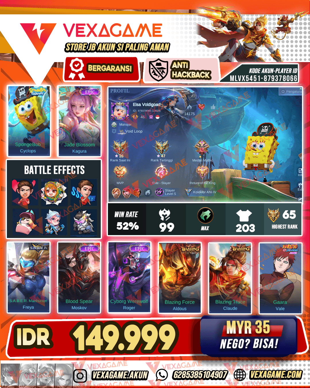 Cyclops Spongebob X Kagura Epic
