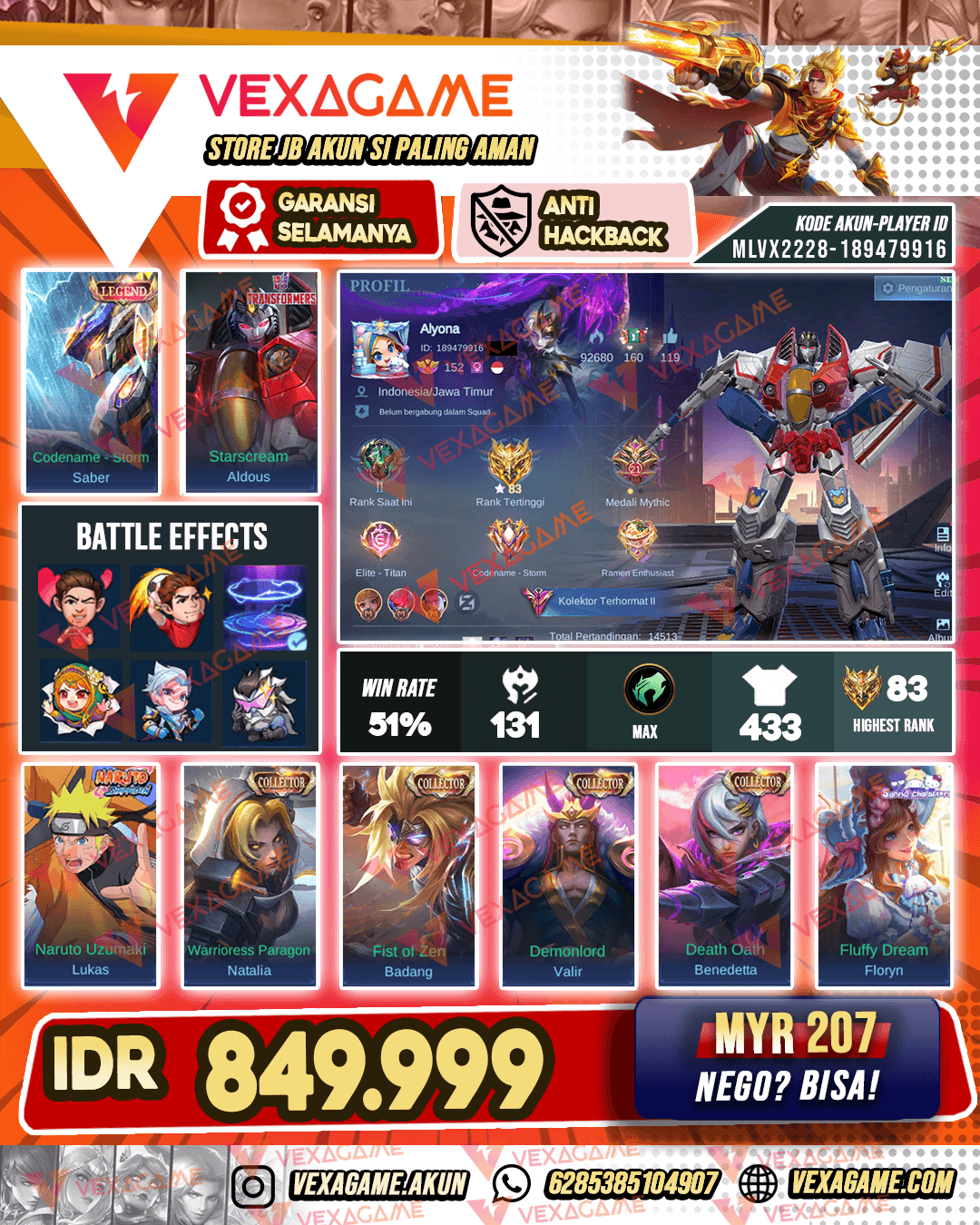 4 Collector | Saber Legend | Tas - tas ON