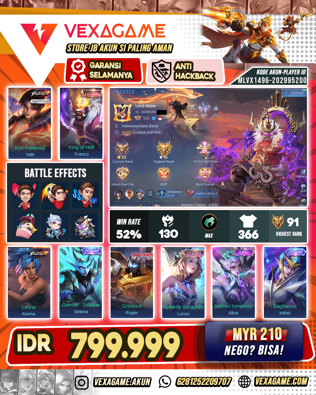 Franco Legend X Valir KoF