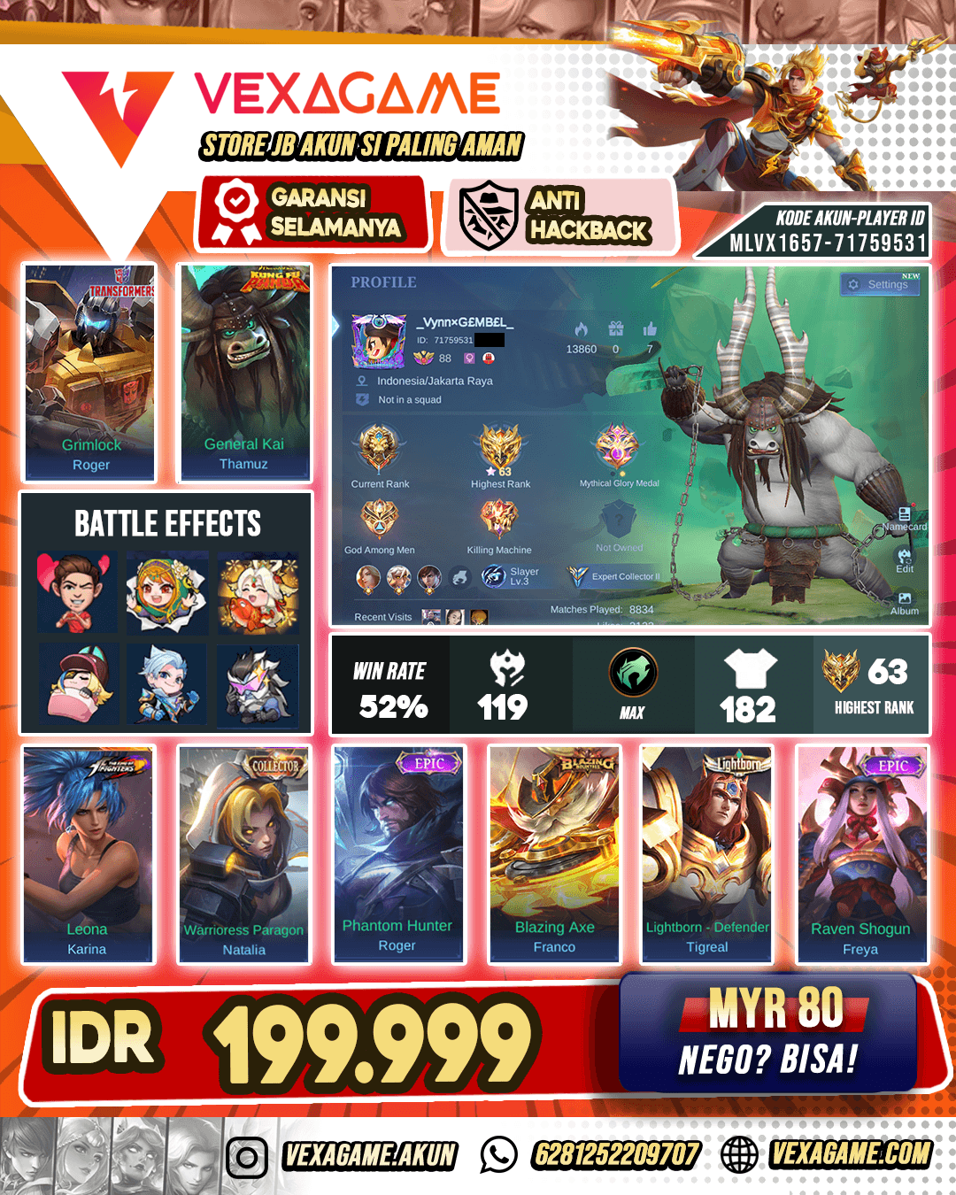 Thamuz Kungfu Panda | EMblem MAX