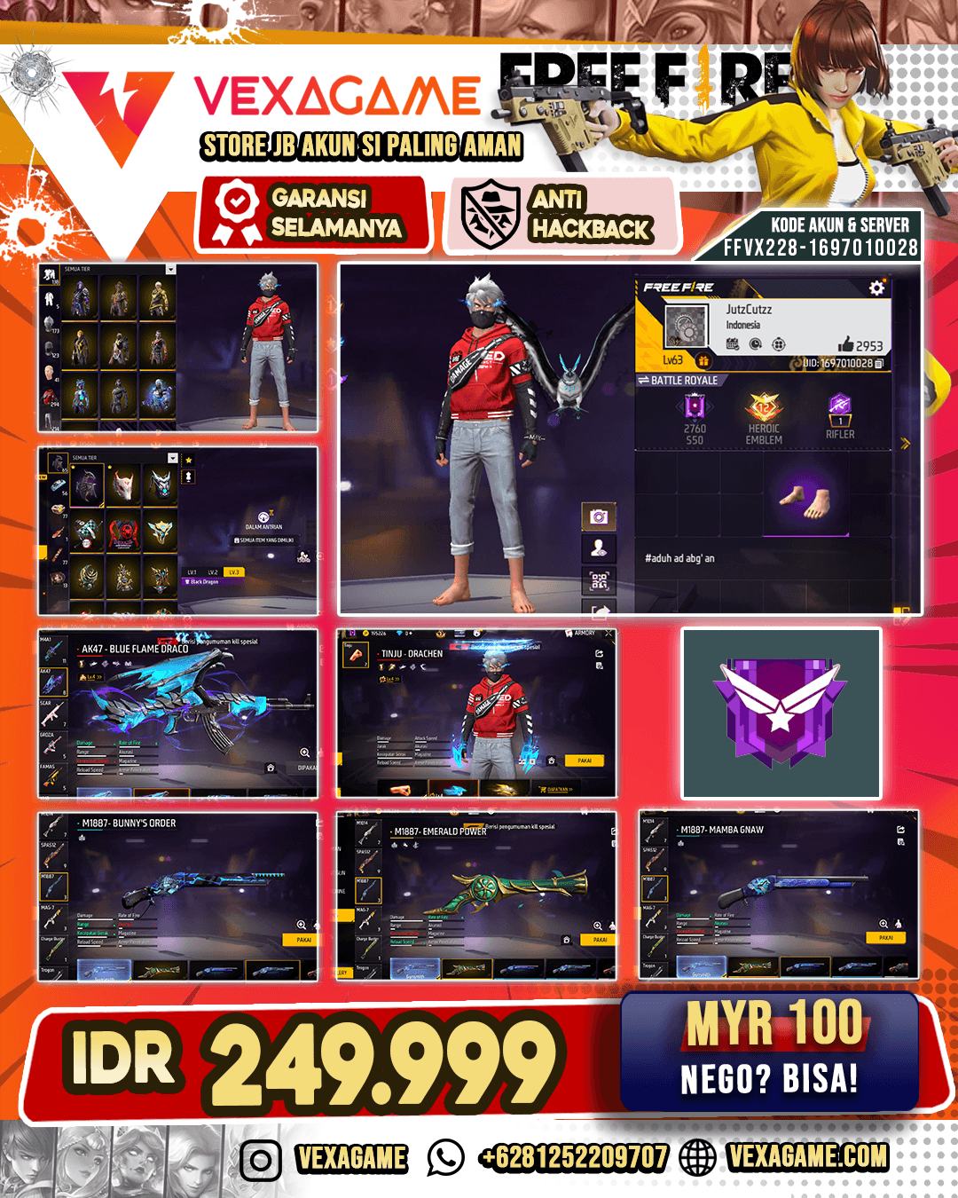 SG2 rasa | 2 EVO Vault 250 ++