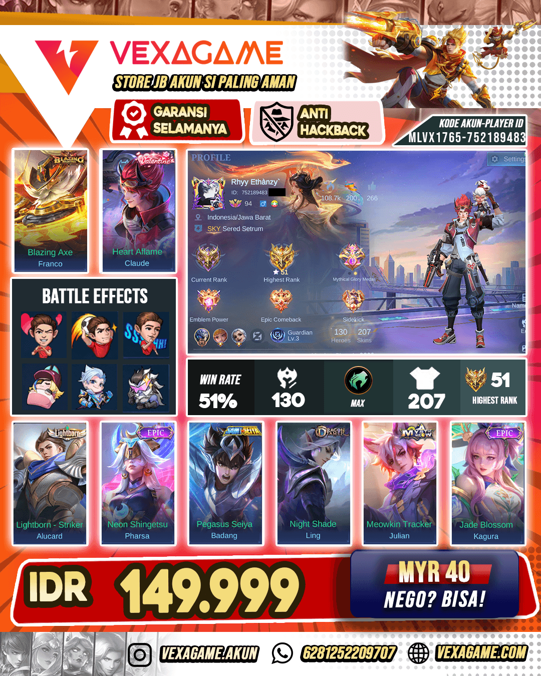 Claude Valentine X Franco Blazing