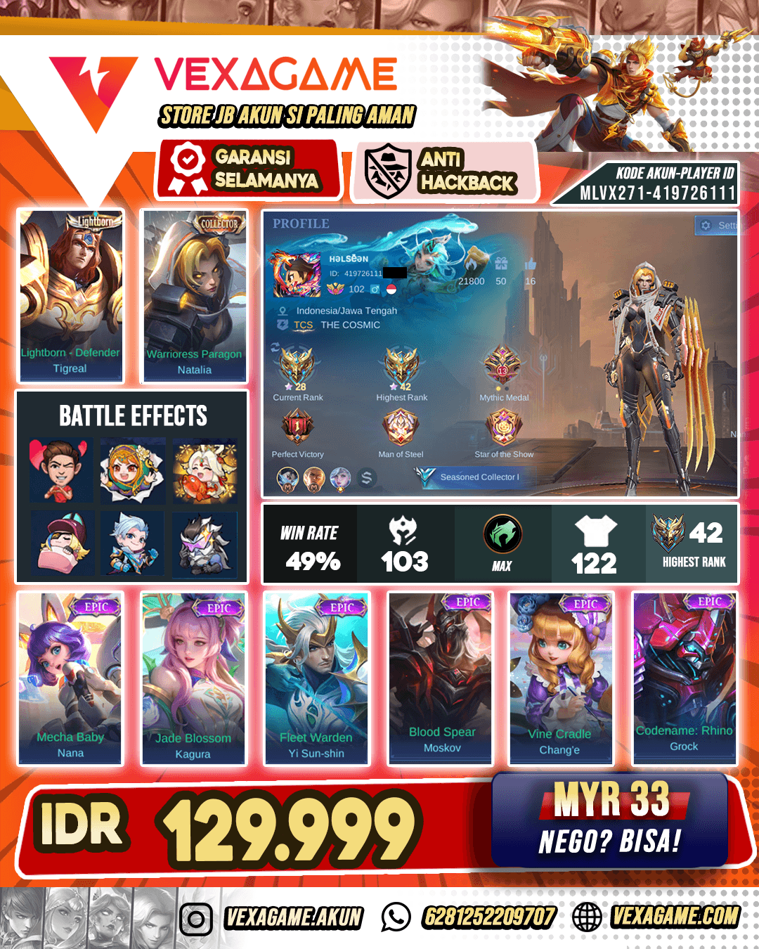 Natalia Collector Murah