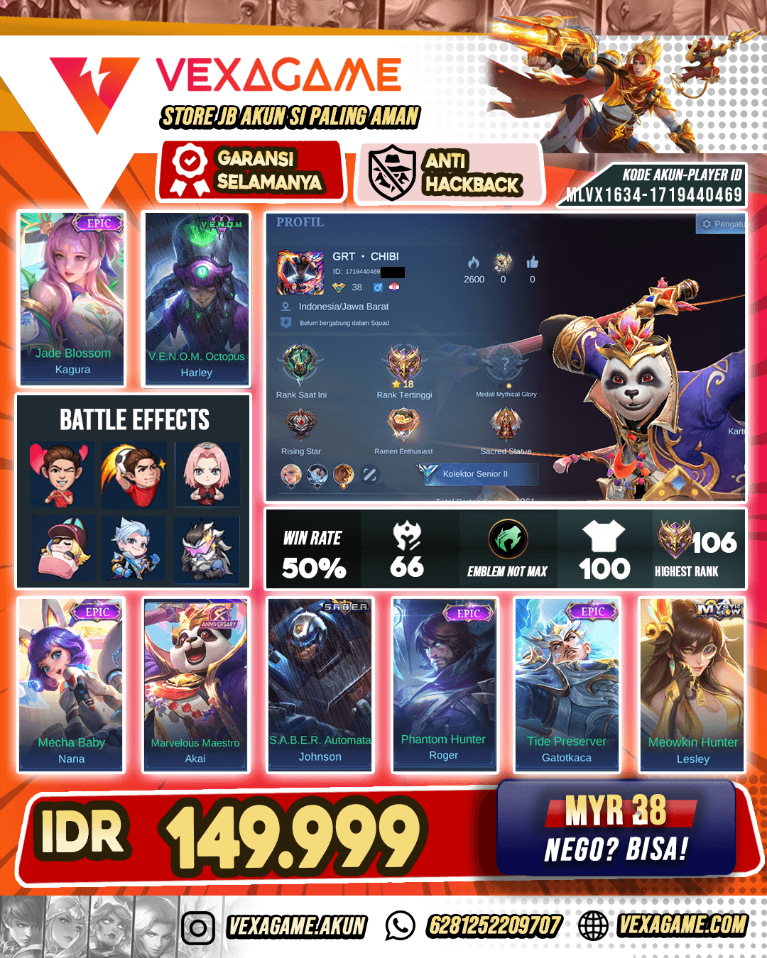 Kagura Epic X Harley Venom