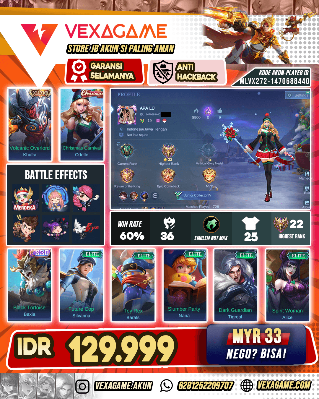 Kufra Collector Polosan Murah