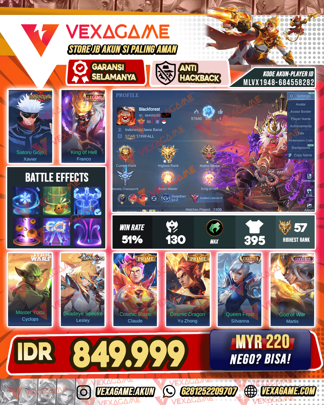 Cyclop Starwars | Xavier JJK | Franco Legend