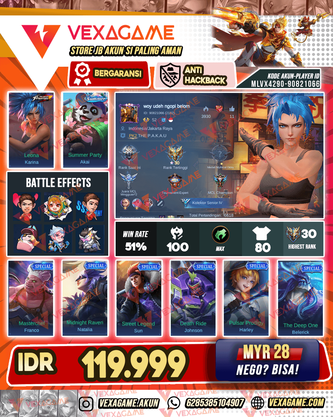 Karina KOF| Emblem MAX
