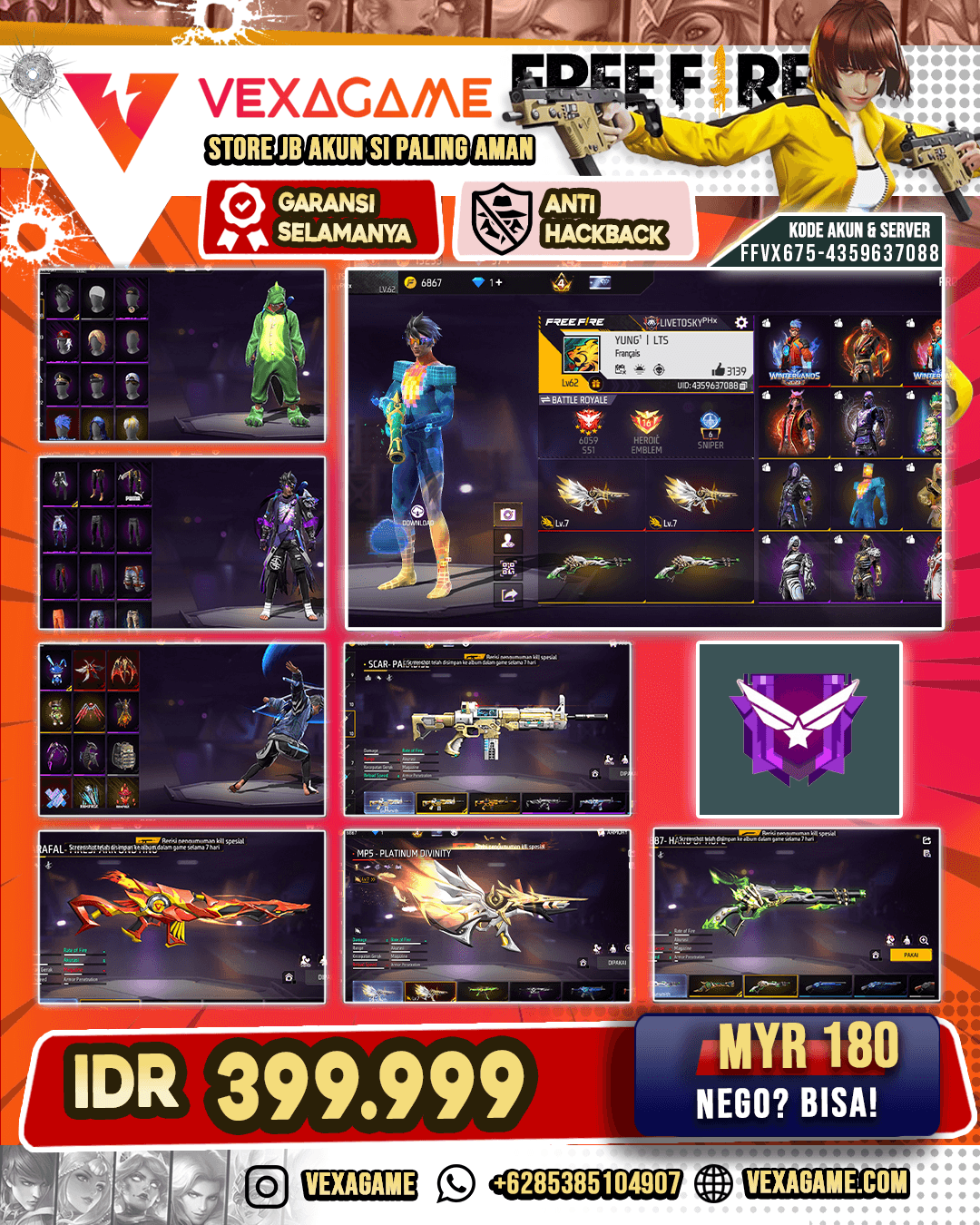 1 EVO MAX | VAULT 300++ | SG 4 RASA  | BUNDLE VOID | BUNDLE WINTER