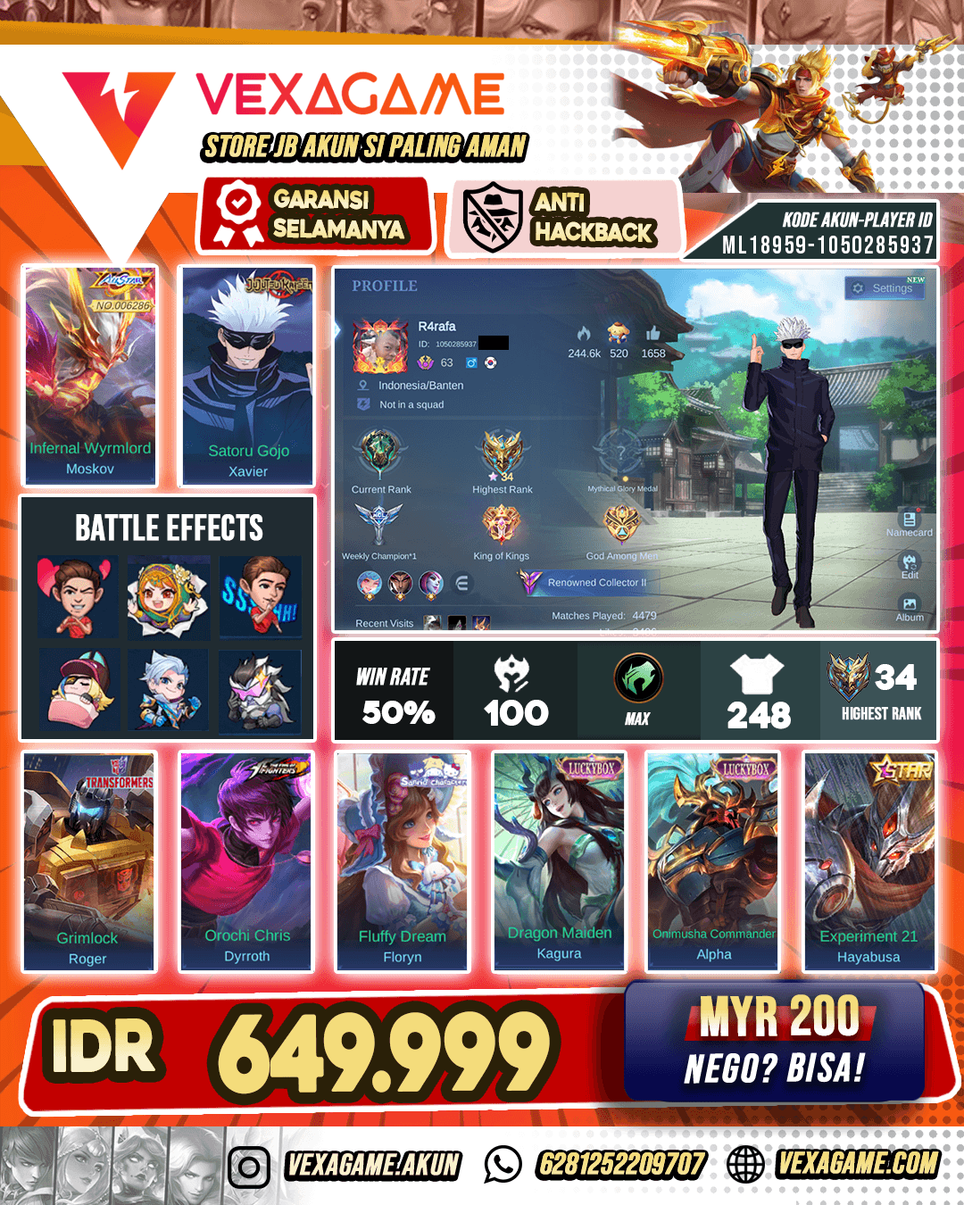 Xabier JJK | Moskov Allstar | Dyroth KOF