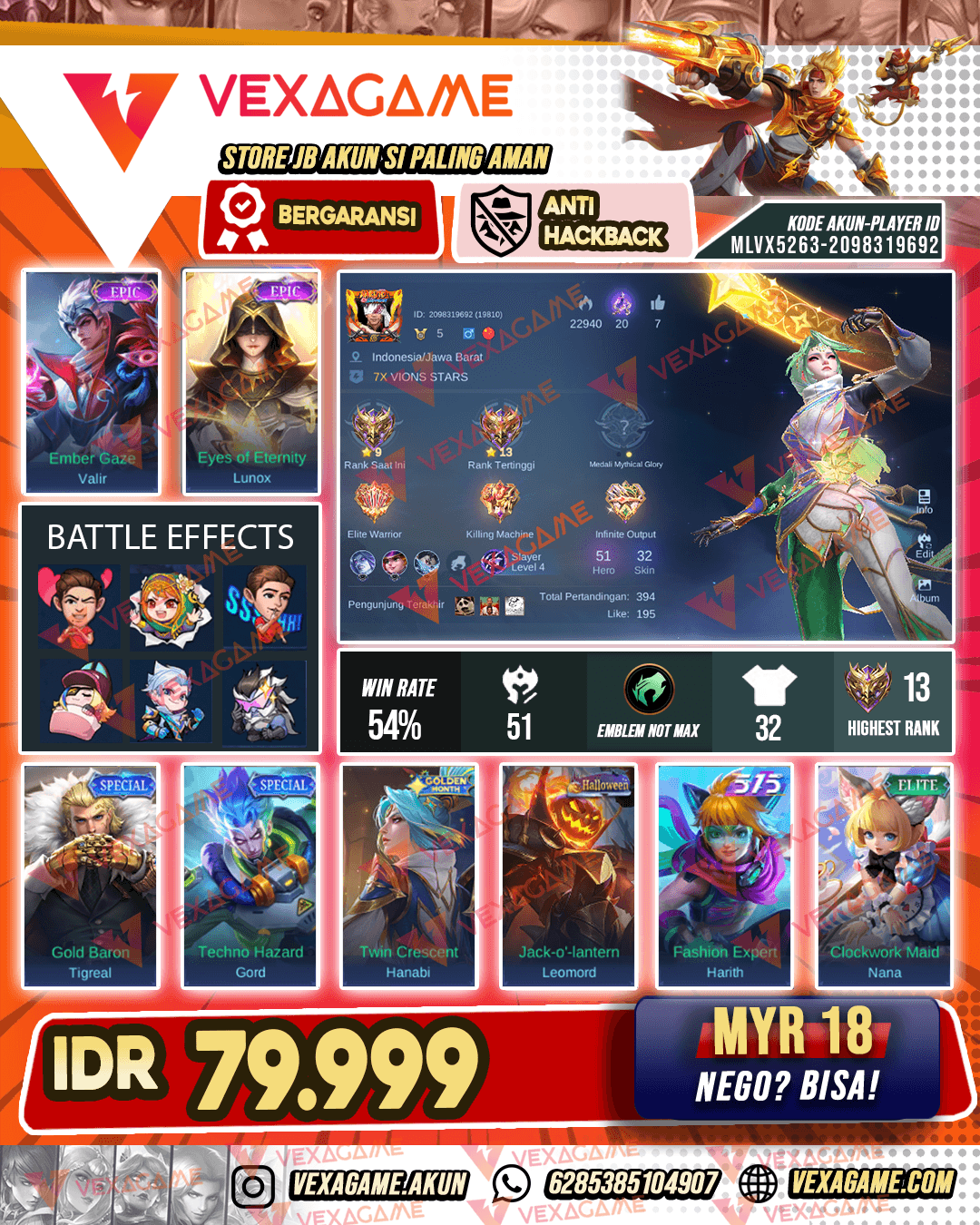 Akun Murah