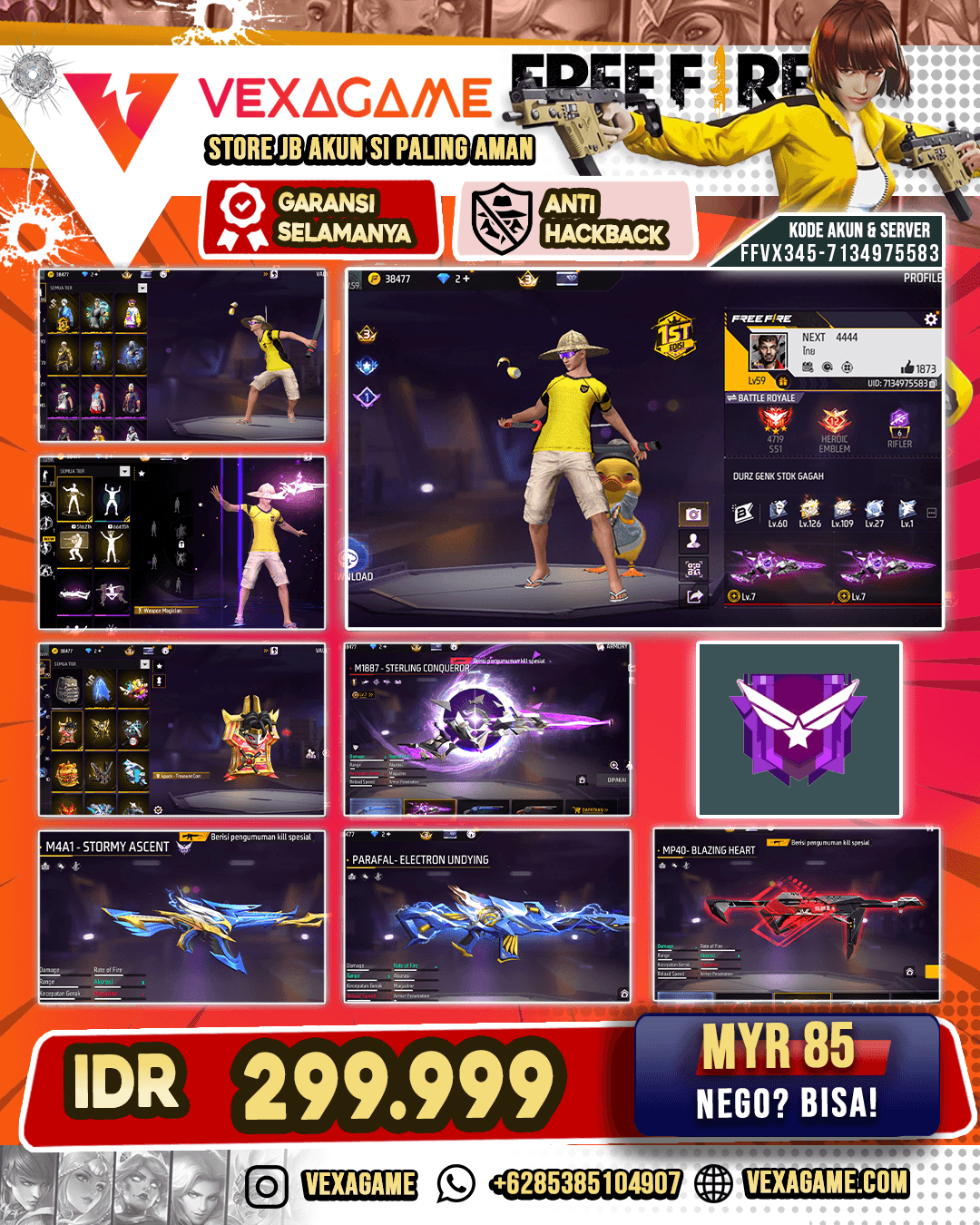 SG EVO MAX |VAULT 140++ | TOPI JERAMI ON