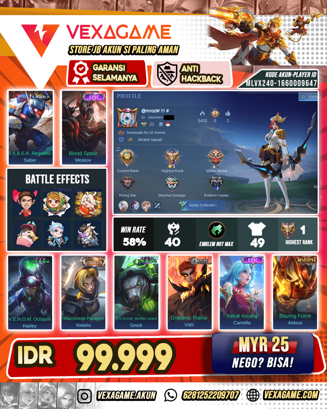 Akun Murah