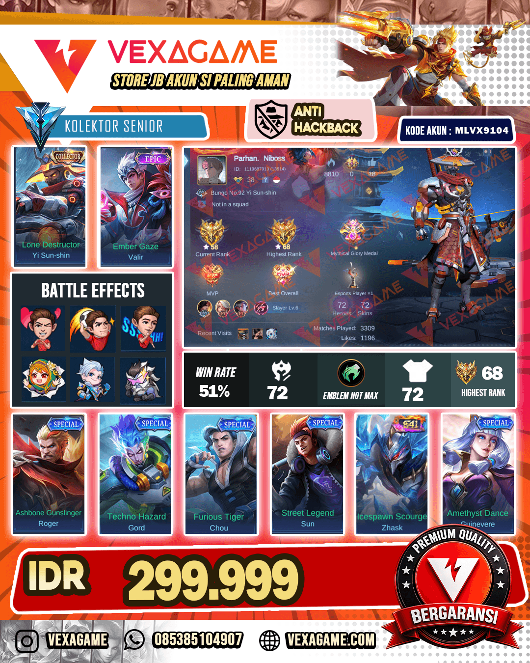 Yss Collector Polosan | Valir Epic