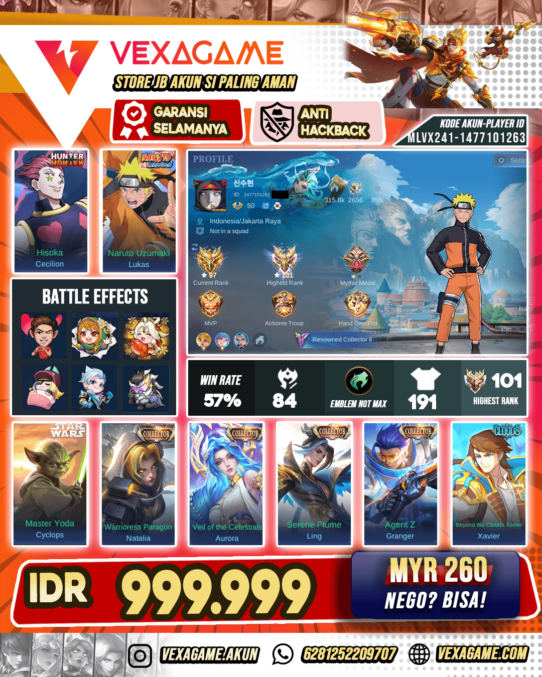 Limited Akun Sultan Murah