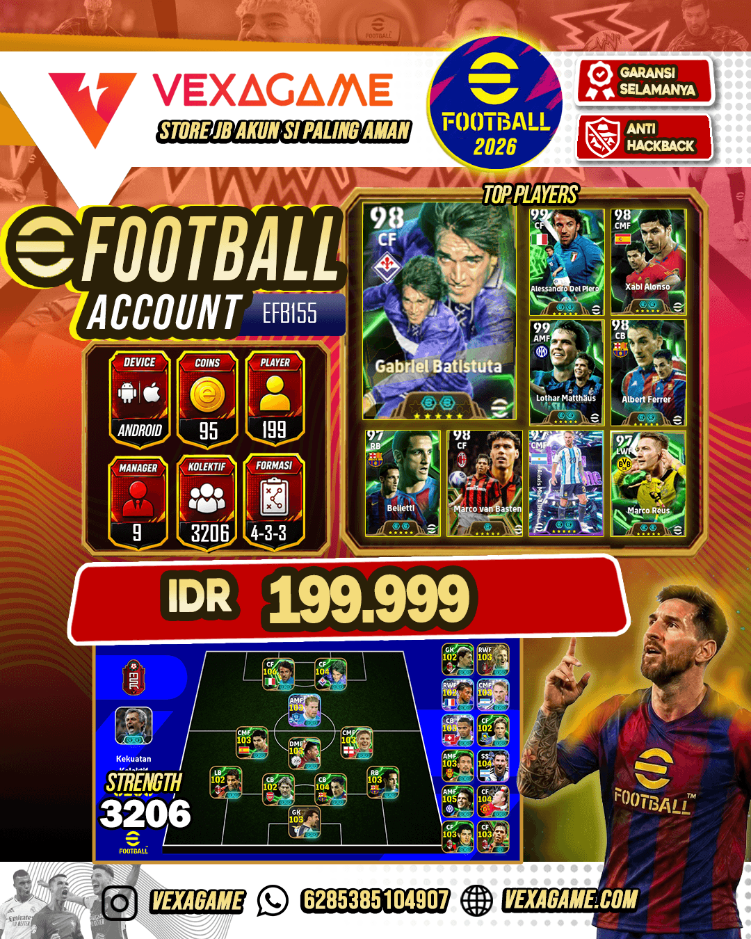 6 Manager DB | Del Peiro Epic ft Gabriel Batistuta Epic | Matthaus Epic | Xabi Alonso Epic | Albert Ferrer Epic | Belleti Epic | Reus Epic