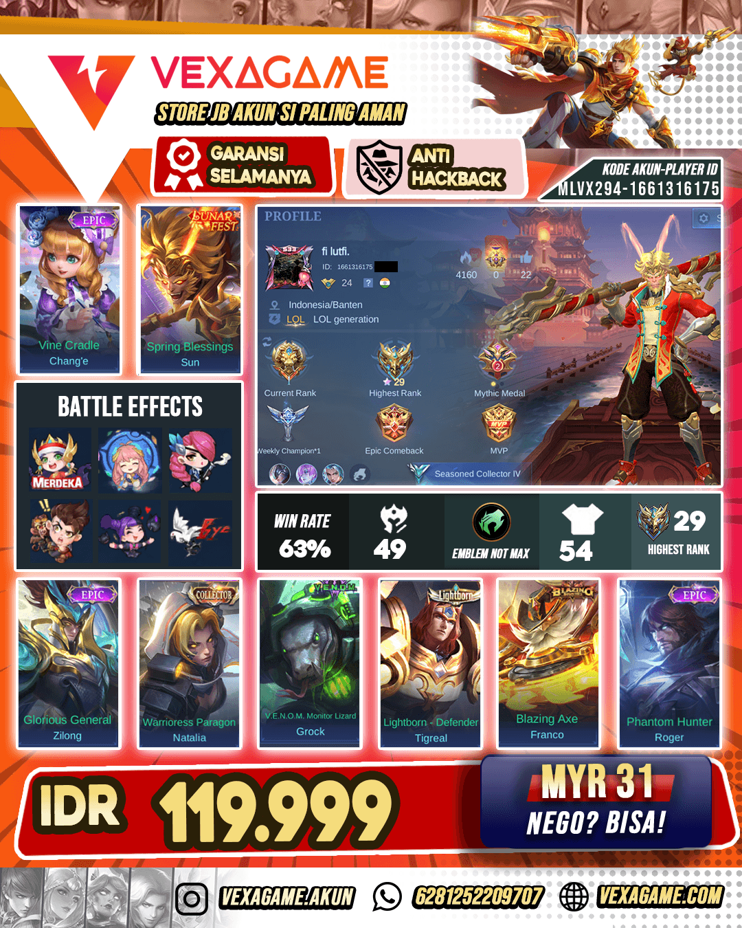 Sun Lunar Fest Murah