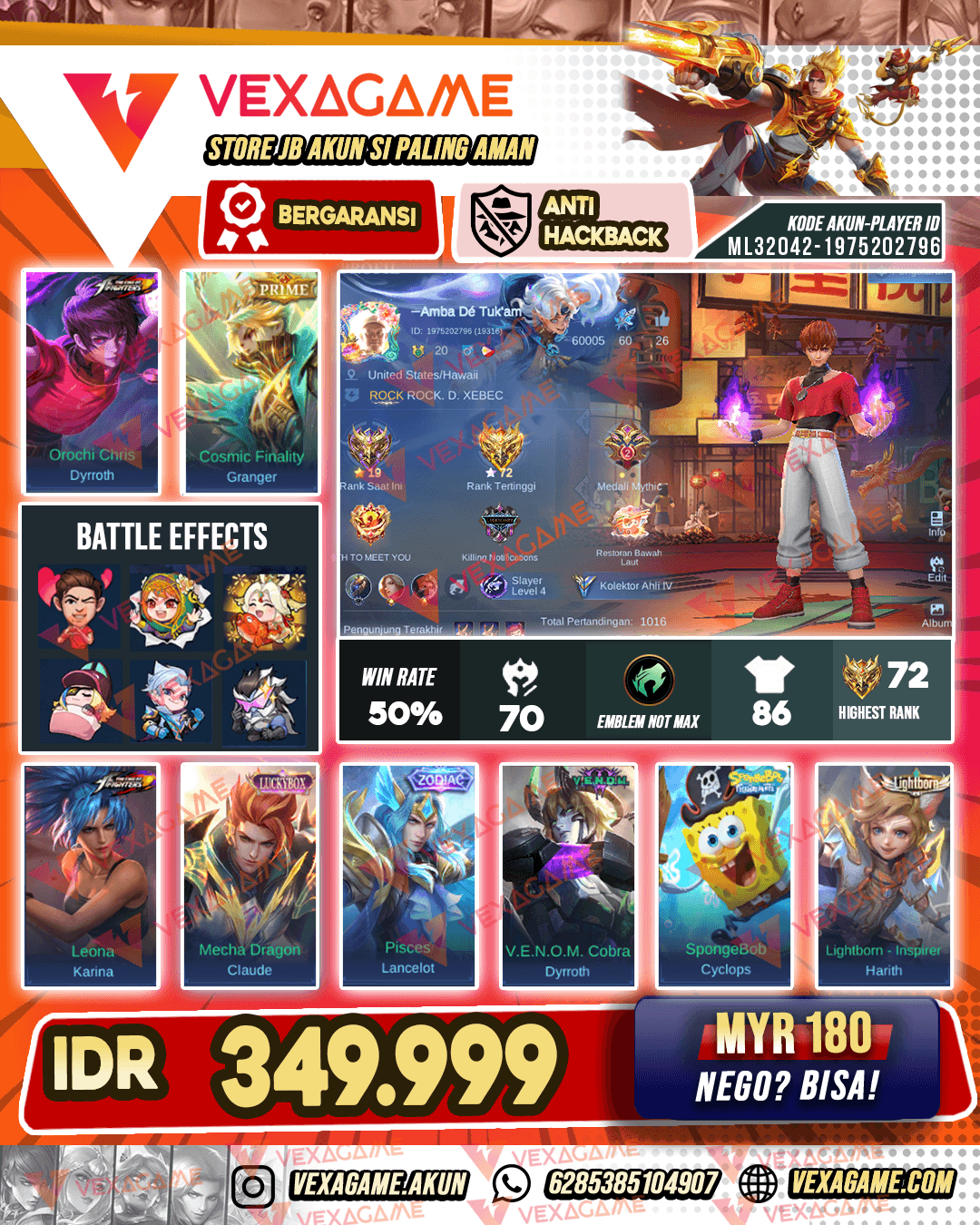Dyroth KOF | Claude Luckybox