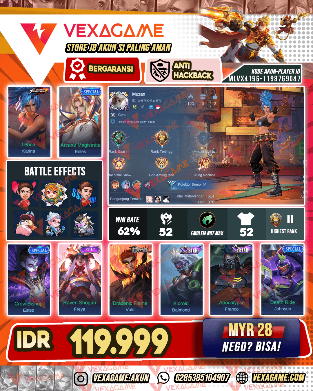 Karina KOF | Estes Special