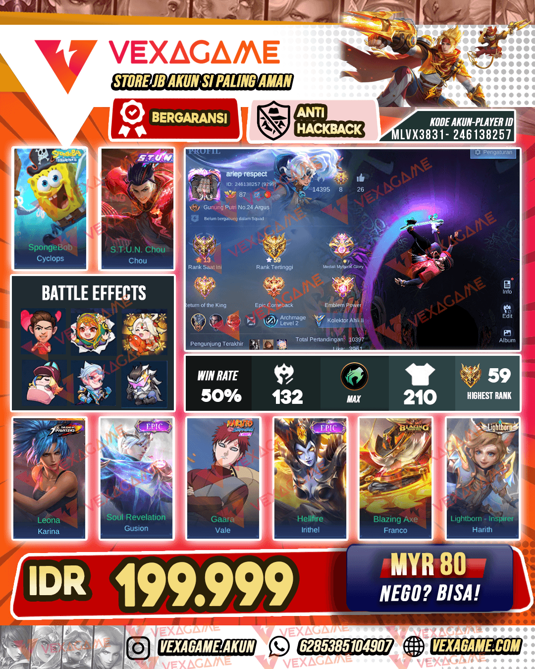 Chou STUN | Hero + Emblem MAX
