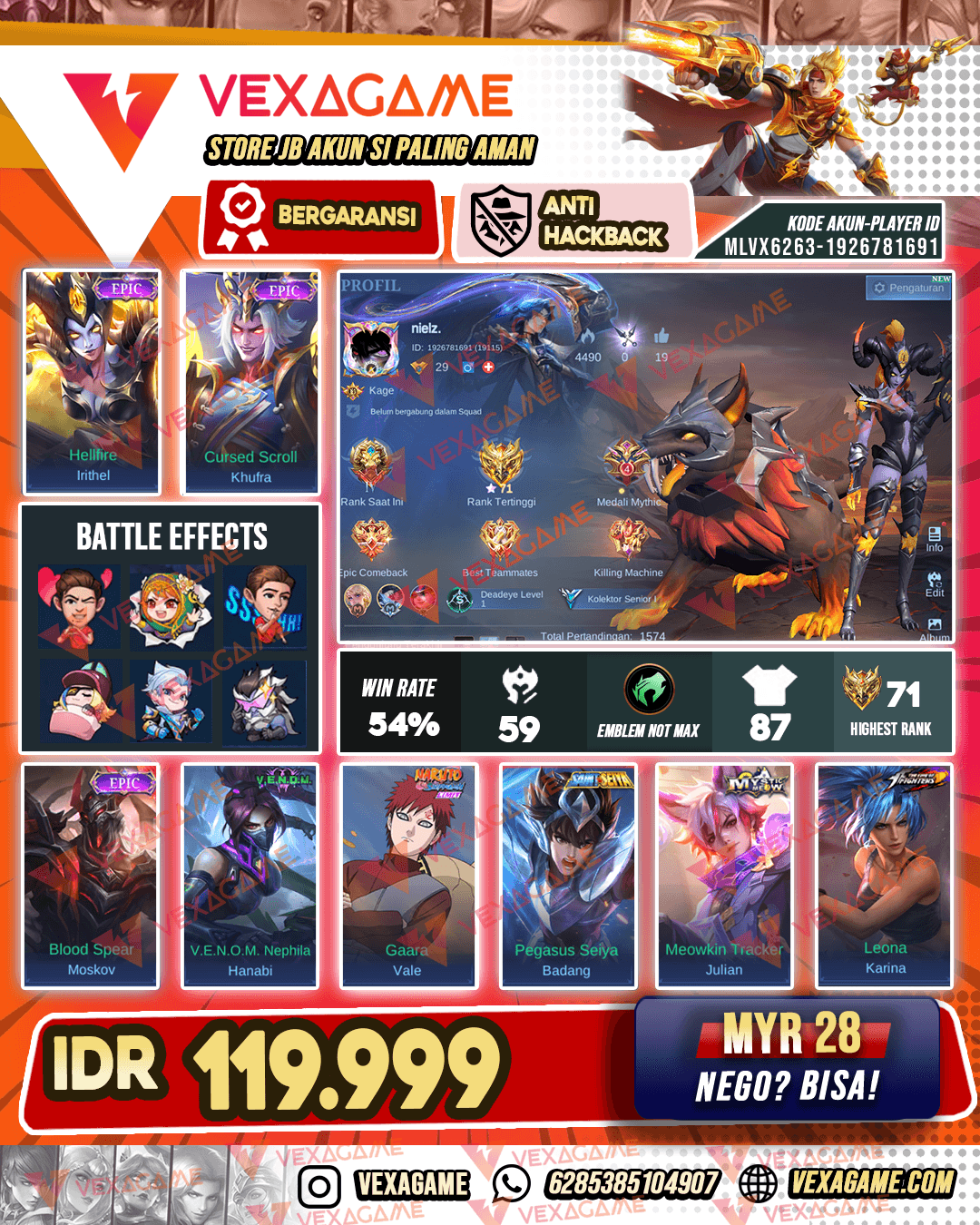 Irithel Epic | Khufra Epic