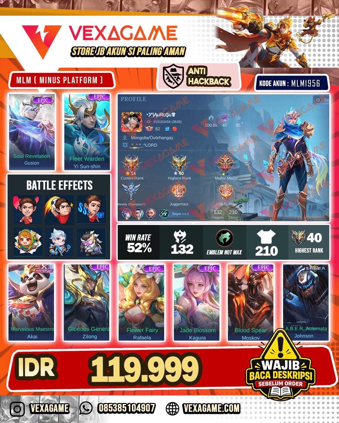 Gusion Epic | Yss Epic