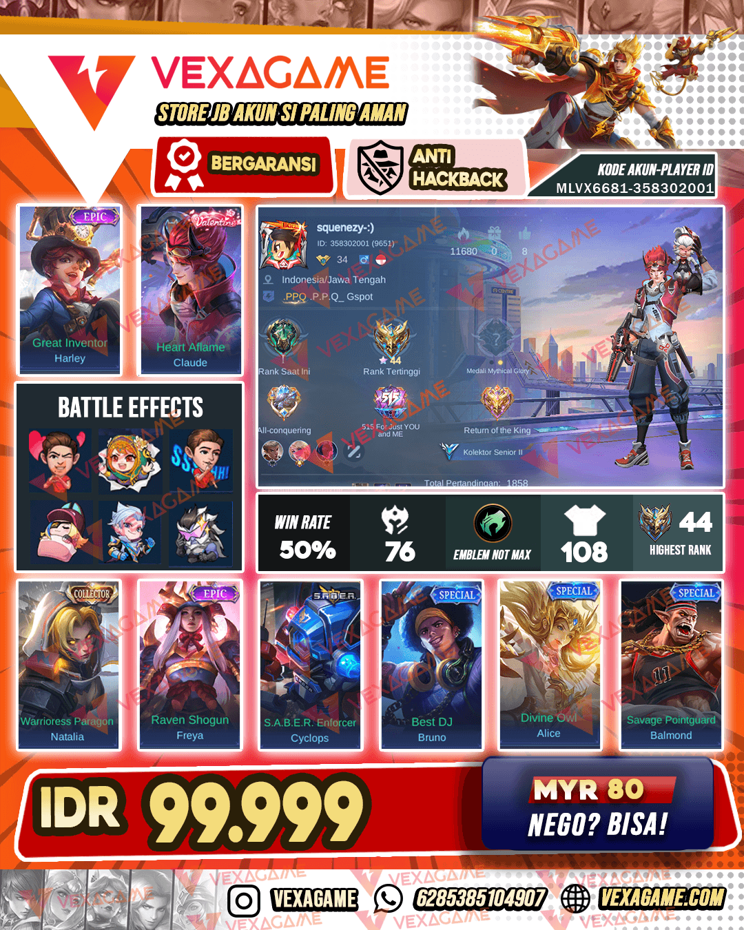 Claude Valentine X Freya Epic