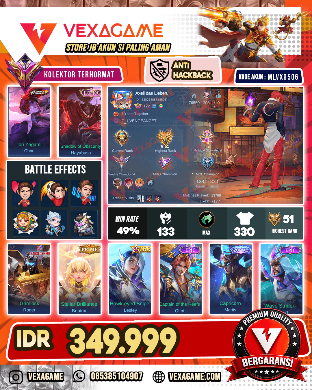 Chou KOF X Hayabusa Luckybox | Lancelot Bren