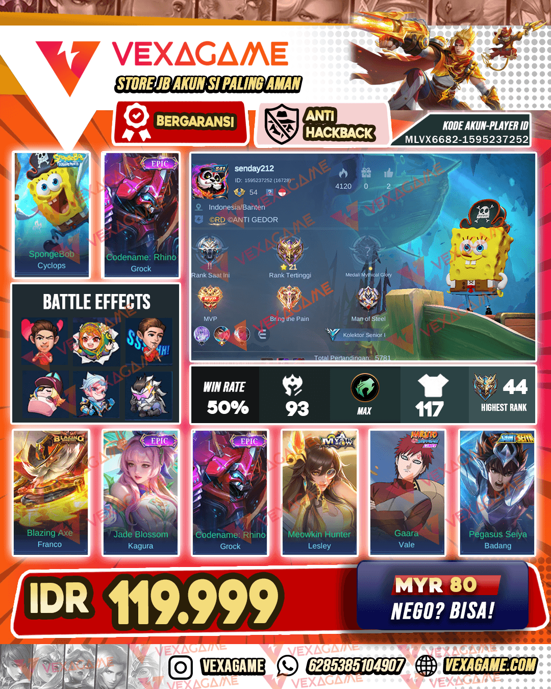 Cyclops Spongebob X Kagura Epic | Emblem MAX