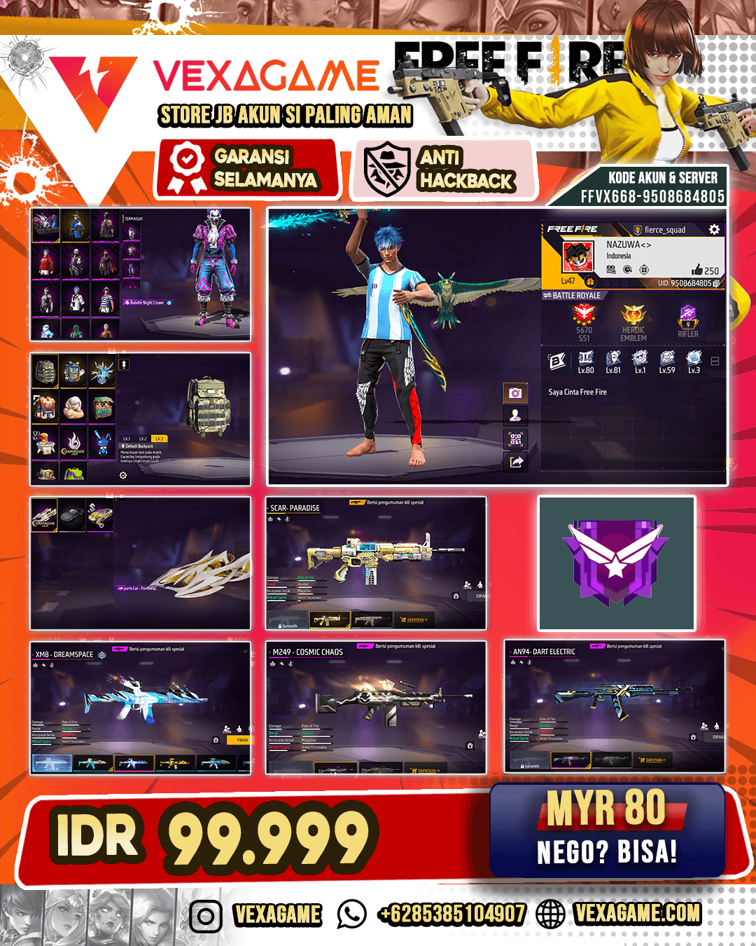 AKUN FF MURAH