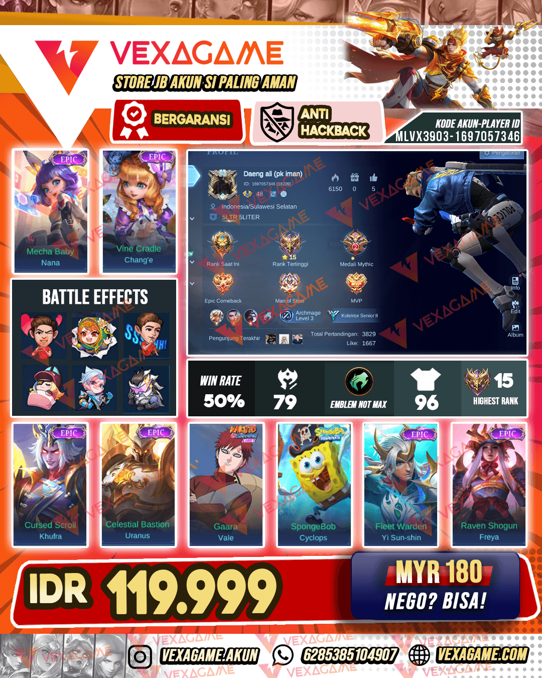 Murah Emblem MAX