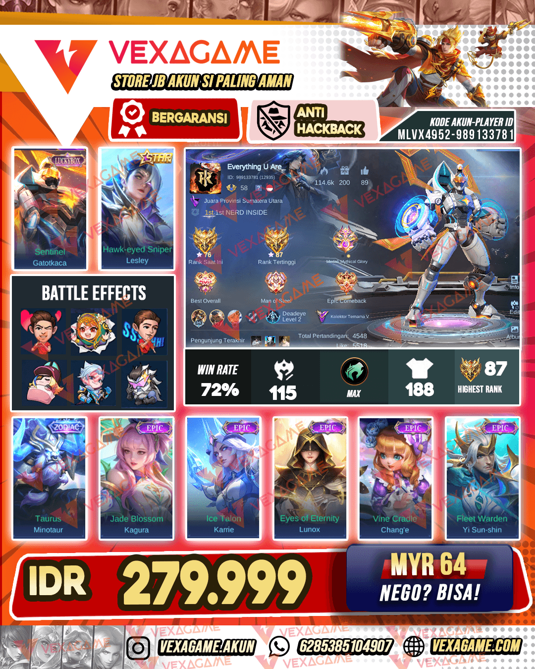 GatotKaca Luckybox | Lesley Annual Star