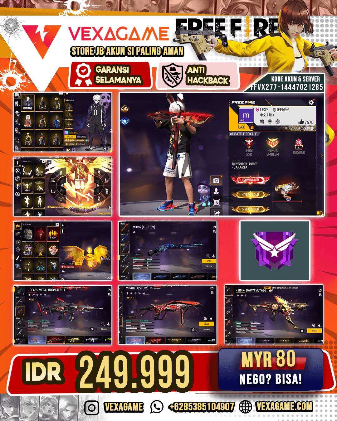 2 EVO | Bundle Nagi Team V | Vault 350++