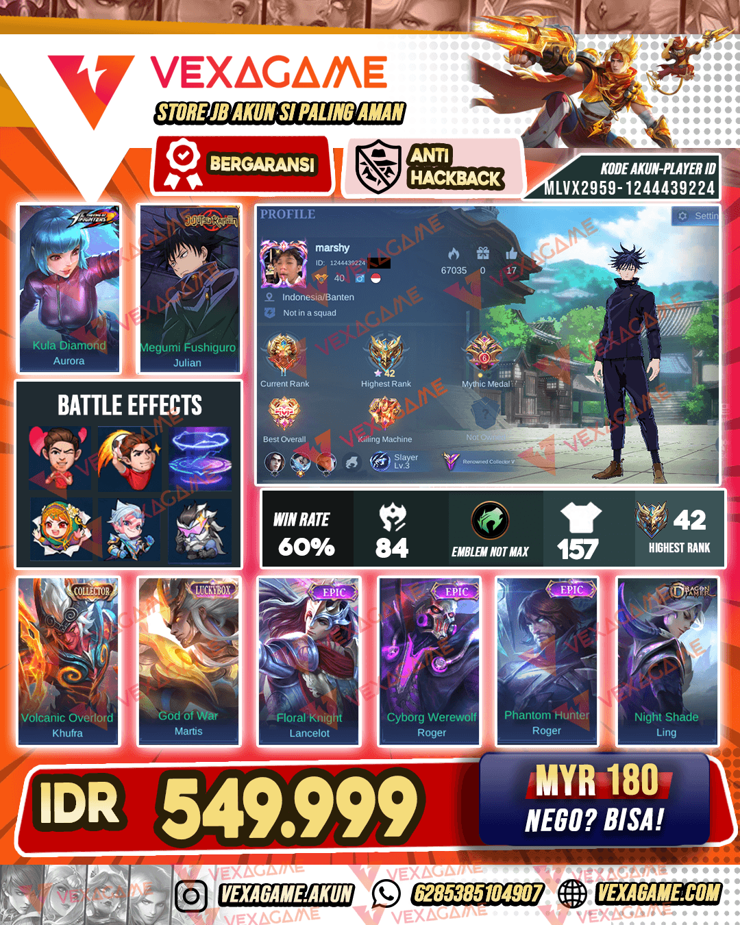 Julian JJK | Aurora KOF | Kufra CC | Tas - Tas ON