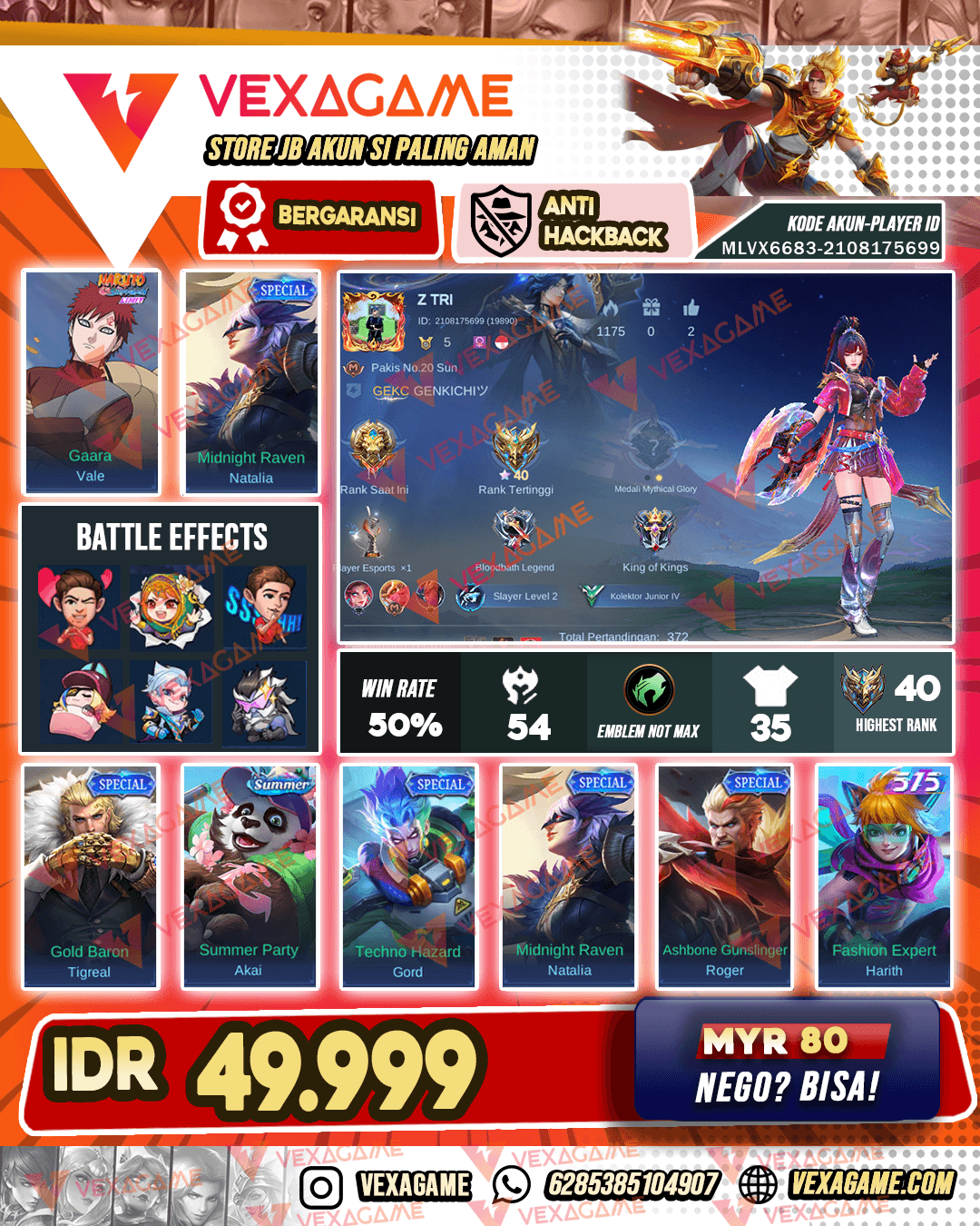 AKUN MURAH