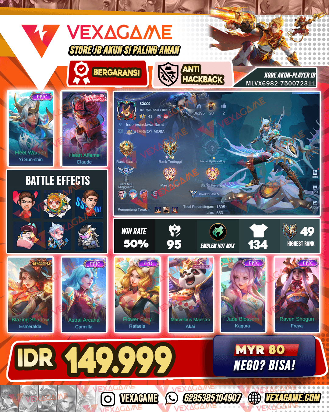 YSS Epic X Claude Valentine