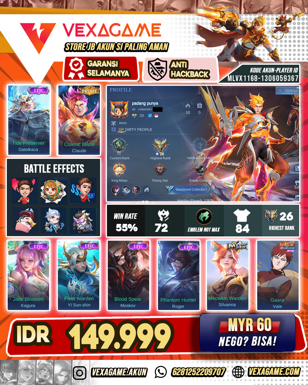 Claude Prime Murah