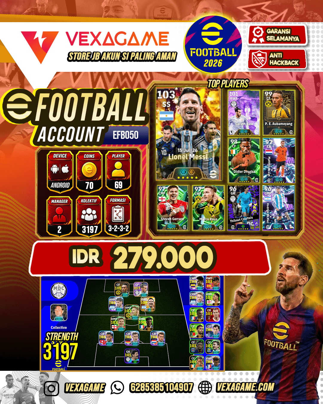 Messi - Bigtime | Bale - Epic | Aubameyang - Epic | Drogba - Epic limit |Gerard - Epic Reus - Epic