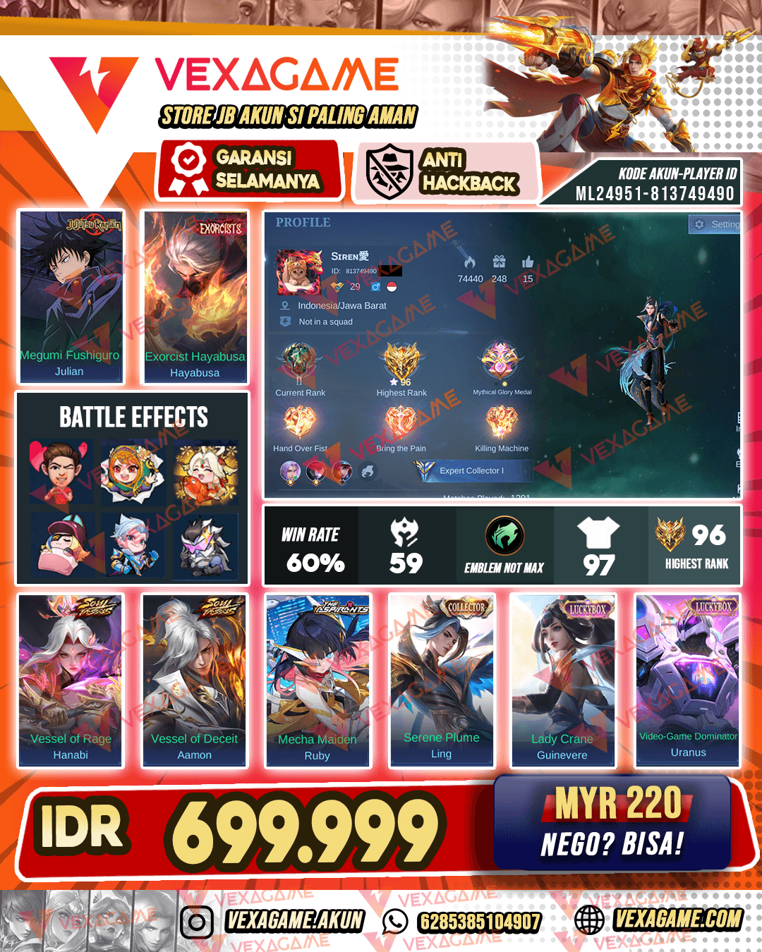 2 Soul Vessel | Julian JJK | Hayabusa Exorcist | Ling CC