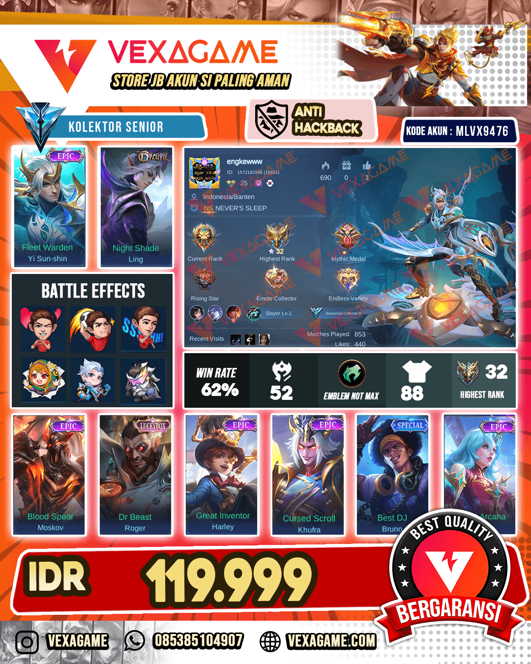 YSS Epic X Ling Dragon Tamer | Roger Luckybox