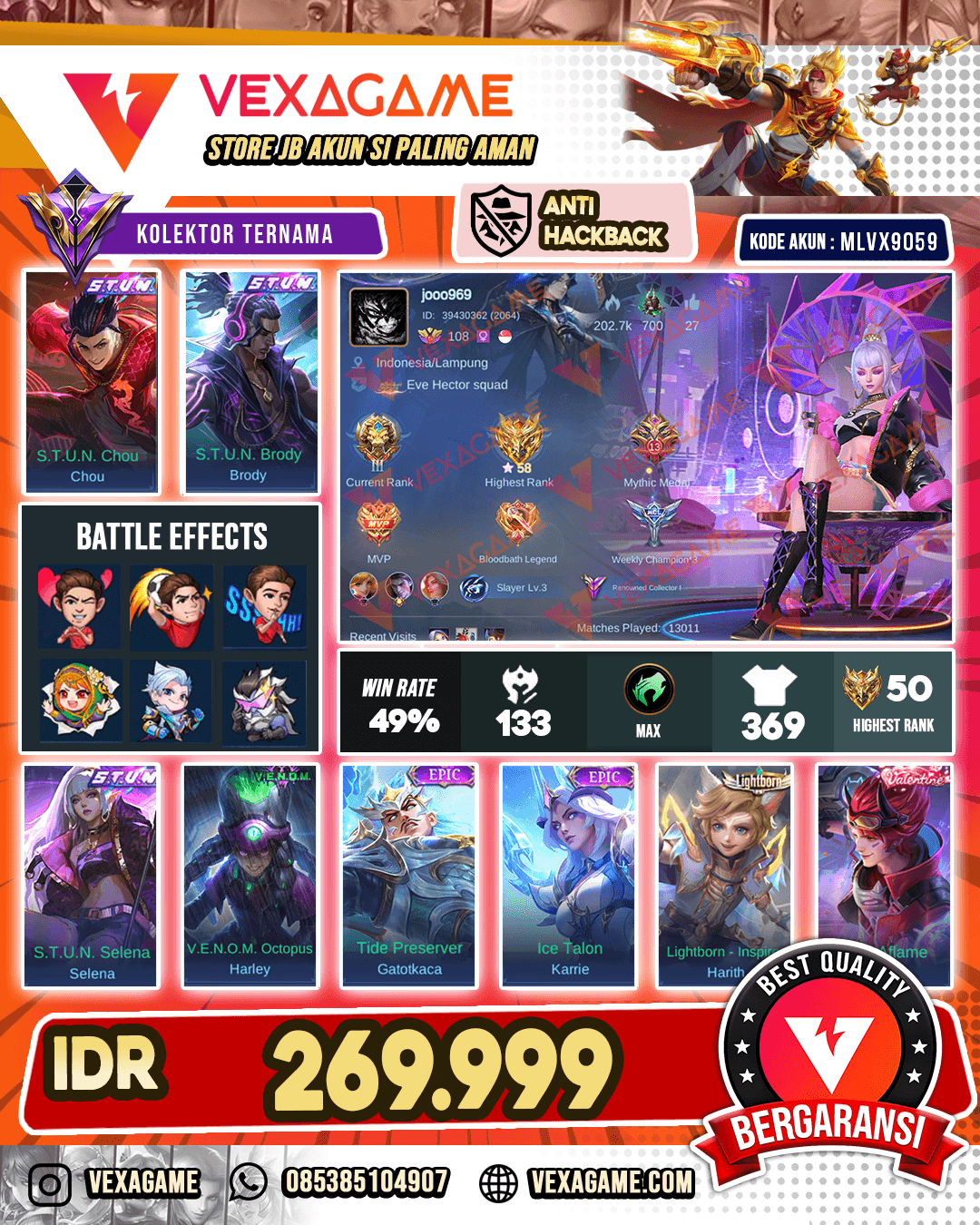 Chou STUN X Brody STUN X Selena STUN