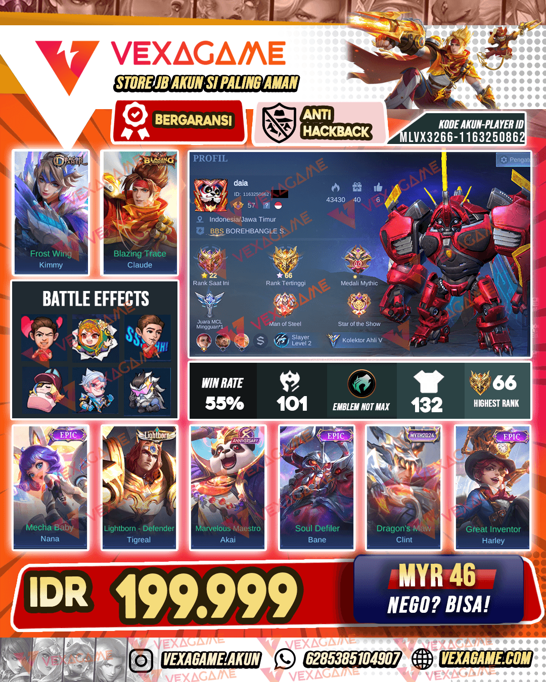 Claude Blazing X Kimmy Dragon Tamer | Ex Glory