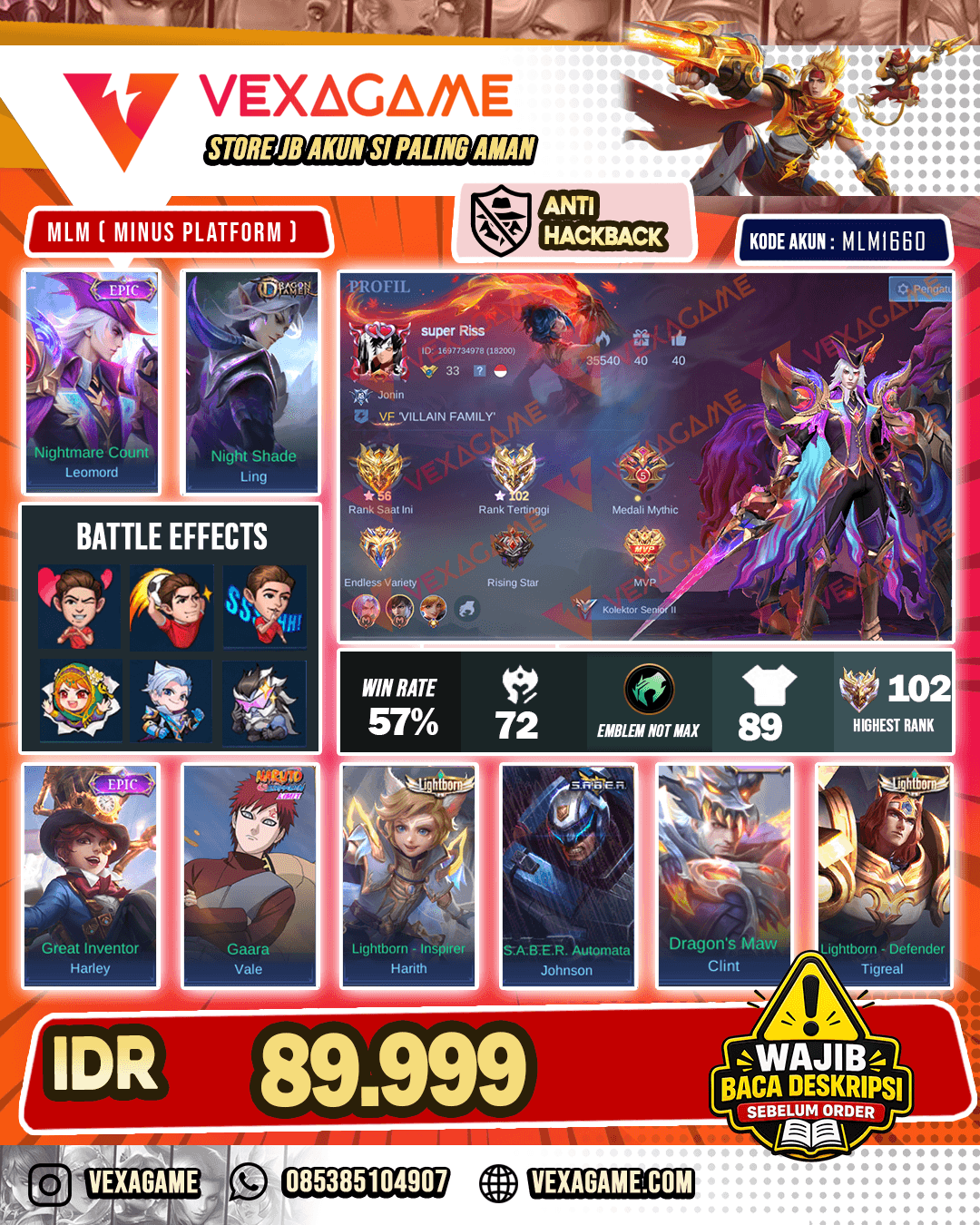 Leomord Epic X Ling Dragon Tamer
